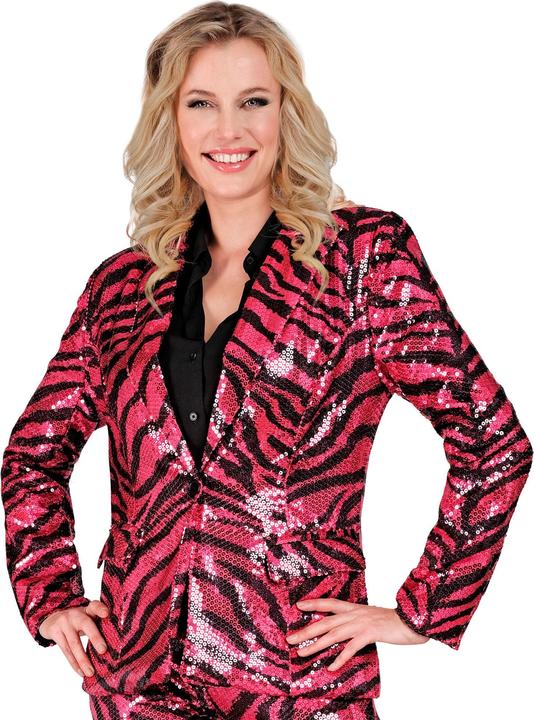 Produktbild Widmann PARTY FASHION BLAZER (Pailletten Blazer in Zebramuster pink), S (S)