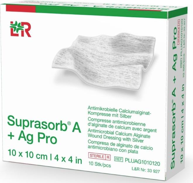 Actual product image Suprasorb A+Ag Pro 10x10cm