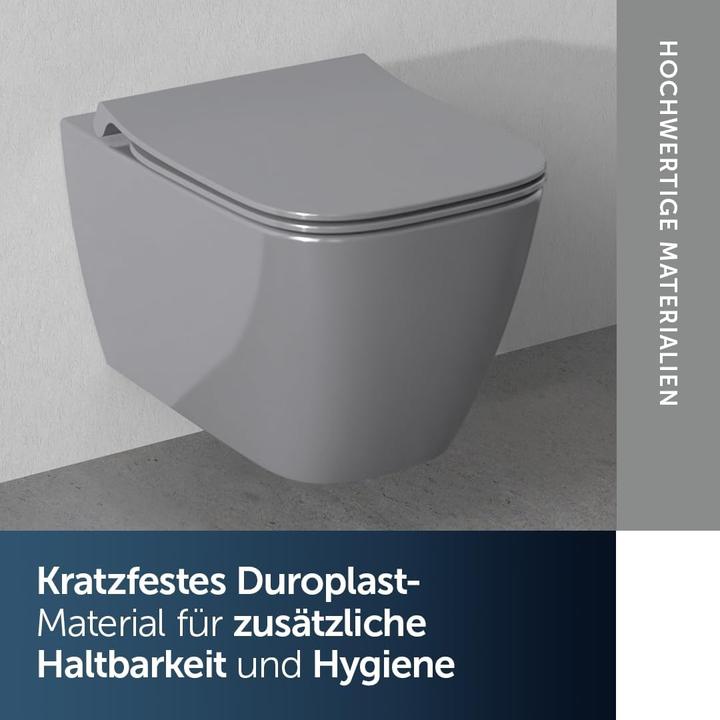 Actual product image Ideal Standard IDS WC-Sitz i.life B Sandwich Softclosing grau