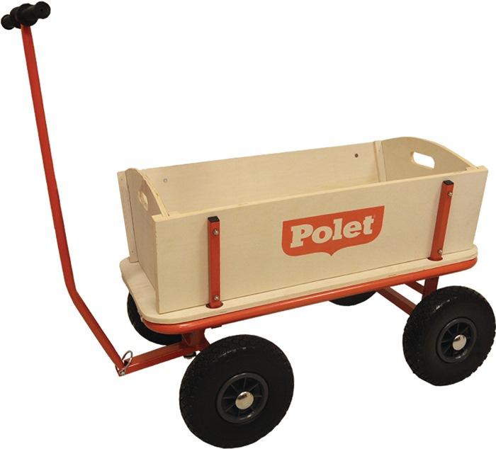 Actual product image Polet Handcart 16.50 kg 4 PU tyres / 300 68 l