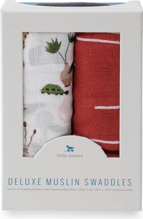 Produktbild little unicorn Deluxe Swaddle 2 Pack (120 cm, 120 cm)