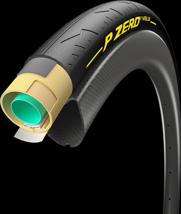 Produktbild Pirelli P Zero Velo 700x25C TUB Collé (28 x 1.00, 28-622)