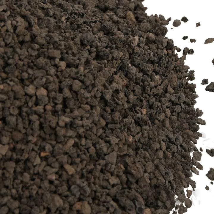 Image du produit VidaXL Gravier basalte 25 kg noir 3-5 mm,Couleur : noir,Matériau (Décoration, autres éléments)