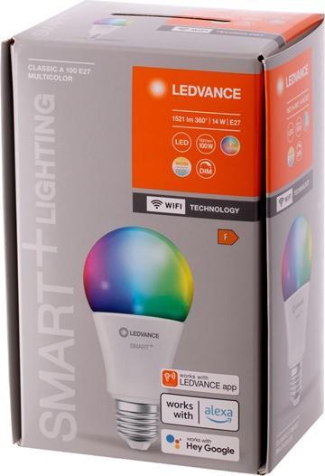 Actual product image Ledvance Smart+ Wifi Classic (E27, 14 W, 1521 lm, 1 x, F)