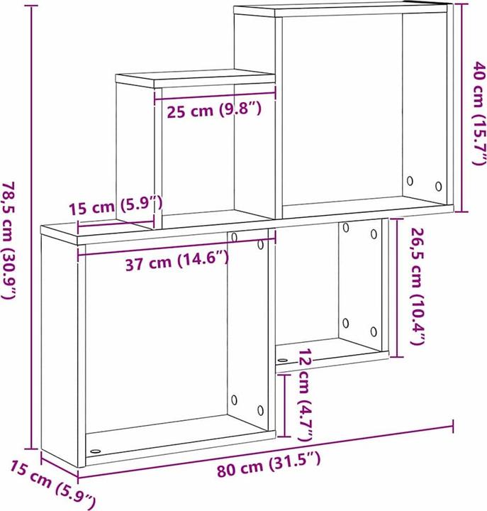 Image du produit vidaXL Étagère murale