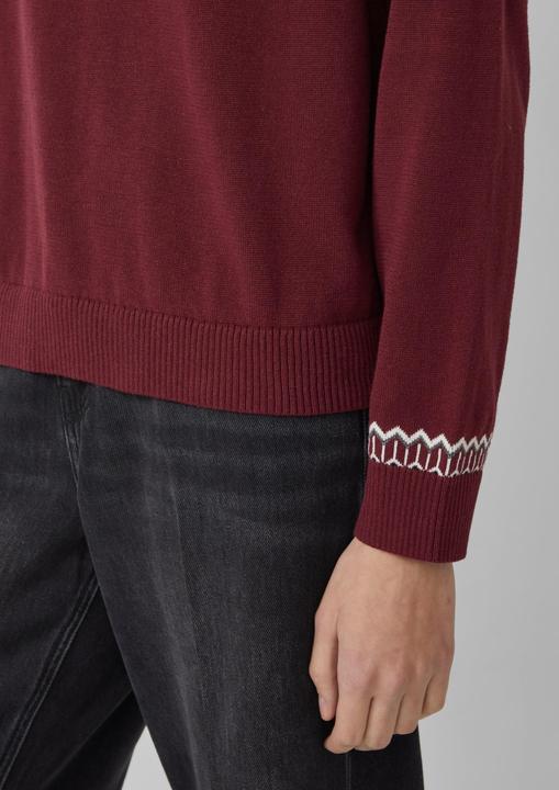 Produktbild s.Oliver Strickpullover Feinstrickpullover mit Norwegermuster (44)
