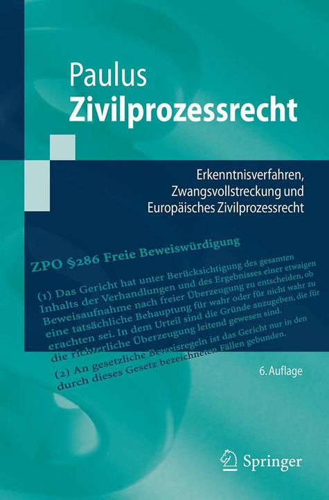 Produktbild Zivilprozessrecht (Deutsch, Christoph G. Paulus, 2016)