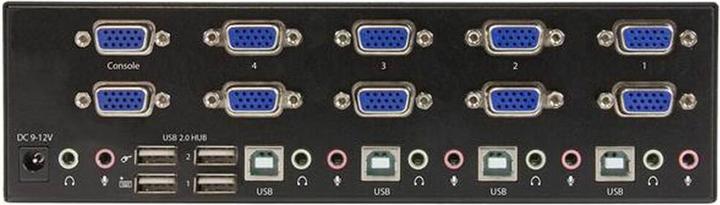 Productafbeelding StarTech 4-poorts KVM-schakelaar met dubbele VGA en 4-poorts USB-hub - USB 2.0