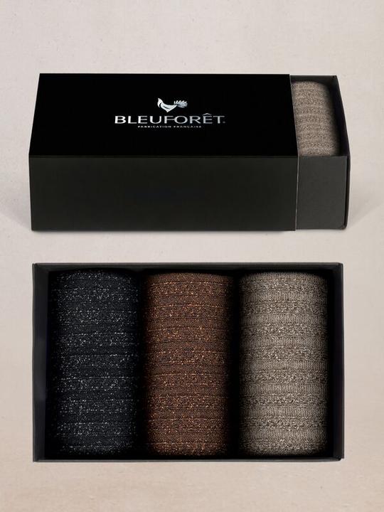 Produktbild Bleuforêt Geschenkbox Glitzersocken (3er Pack, 36 - 40)