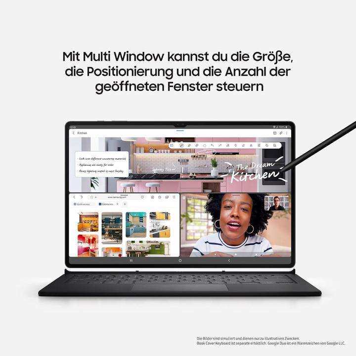 Immagine prodotto Samsung Galaxy Tab S8+ (Solo WiFi, 12.40", 128 GB, Grafite)