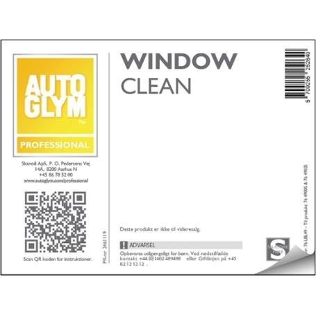 Autoglym, Accessori per pulizia auto, Etichetta Finestra pulita