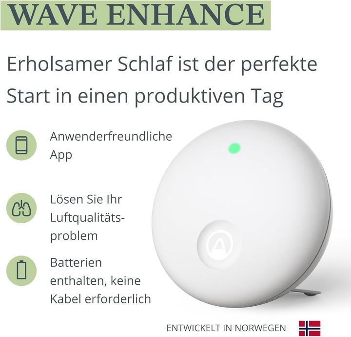 Actual product image Airthings Wave Enhance