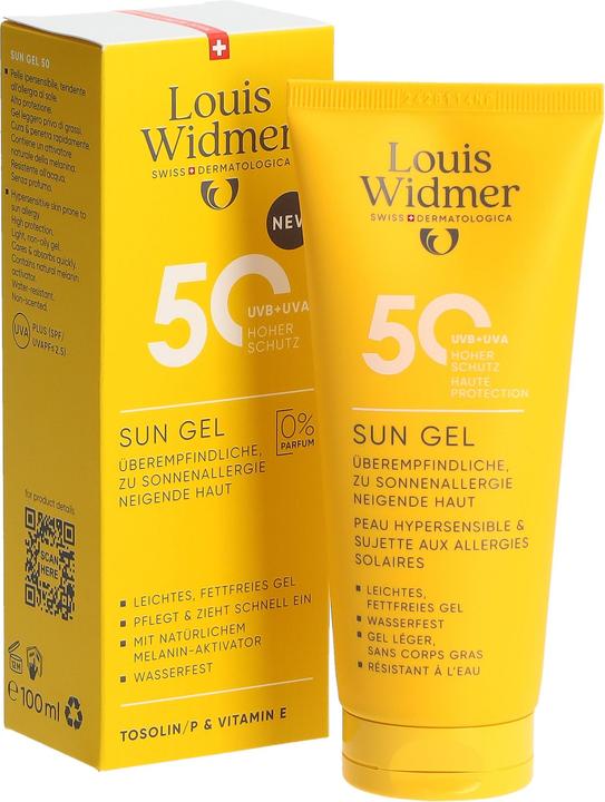 Produktbild Widmer Louis Sun Gel LSF50 ohne Parfum 100 ml (Sonnengel, SPF 50, 100 ml)