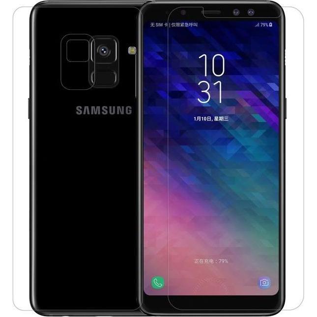 Nillkin Matte Series (1 Stück, Samsung Galaxy A8+), Smartphone Schutzfolie, Transparent