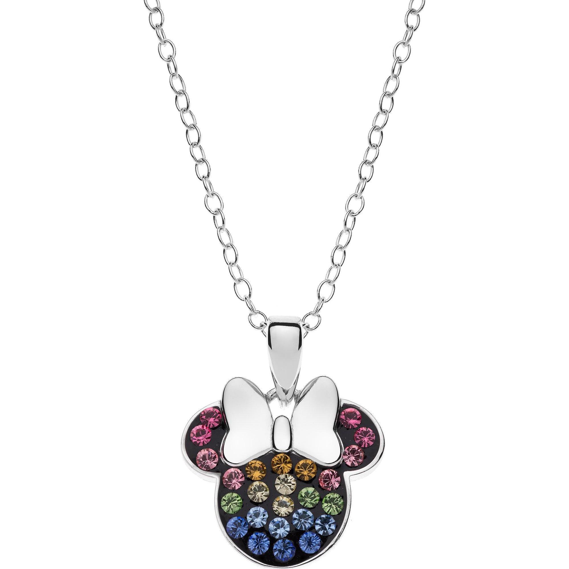 Disney, Halsschmuck, Jewelry Halskette mit Anhänger Mickey Mouse, (925er Silber, 40 cm)