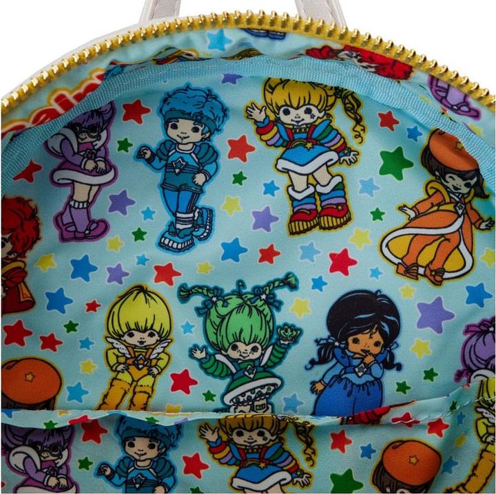 Actual product image Loungefly Regina Rainbow by Mini Backpack Rainbow Brite Cosplay