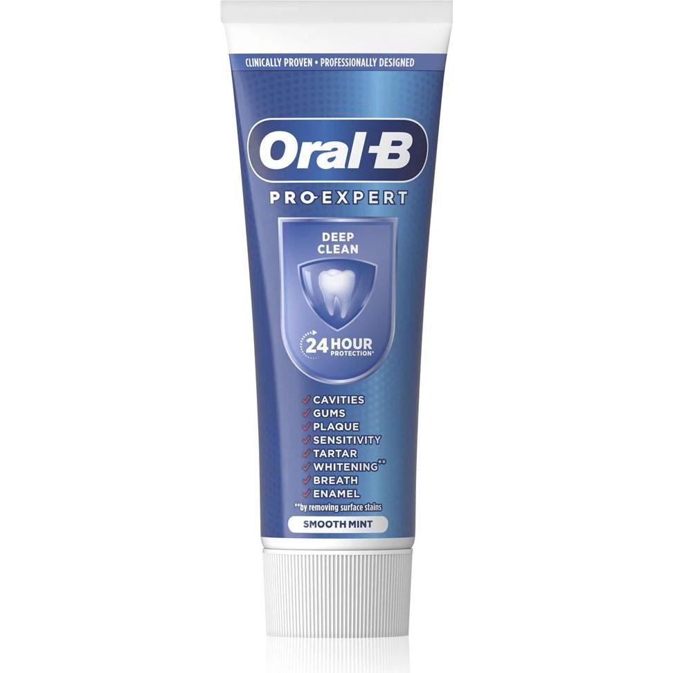 Oral-B, Dentifricio, Oral B Pro Expert Deep Clean Dentifricio 75 ml - Rinfrescante (75 ml)