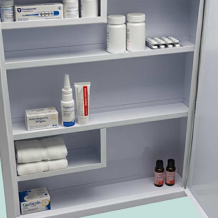 Produktbild Relaxdays Medizinschrank (35.5 x 8 x 43 cm, 35.50 x 8 x 43 cm)