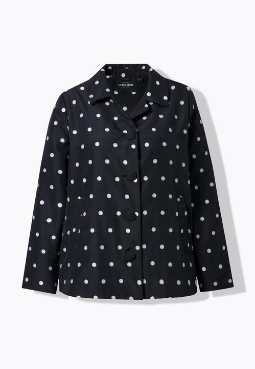 Actual product image Ulla Popken Jacquard Polka Dot Jacket (54)