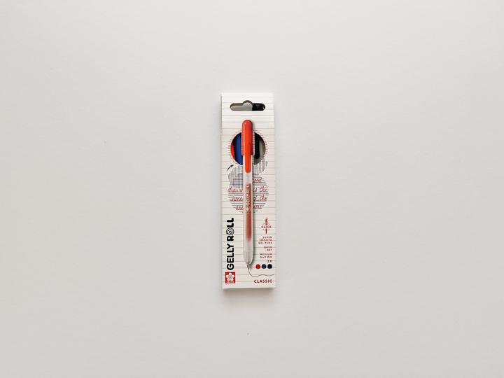 Actual product image Sakura Gelly Roll Retractable Classic Gelschreiber transparent 0,4 mm, Schreibfarbe: farbsortiert, 3 (3x)