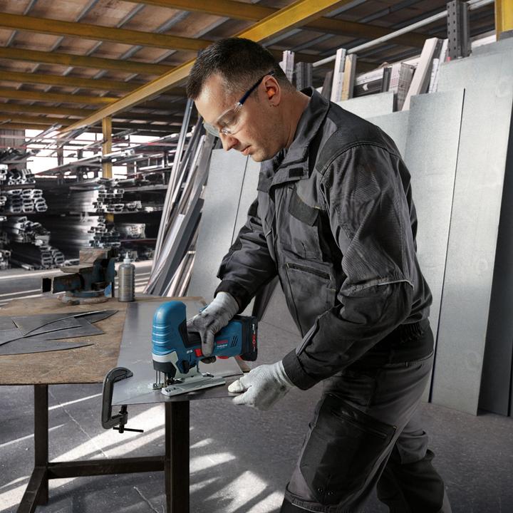 Actual product image Bosch Professional Bosch GST 18V-125 S Professional Akku Stichsäge 18 V 125 mm Brushless + 2x Akku 5,0 Ah + Ladegerät