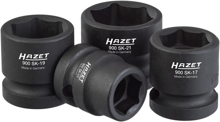 Actual product image HAZET Steckschlüssel-Satz (17 mm, 19 mm, 21 mm, 13 mm)
