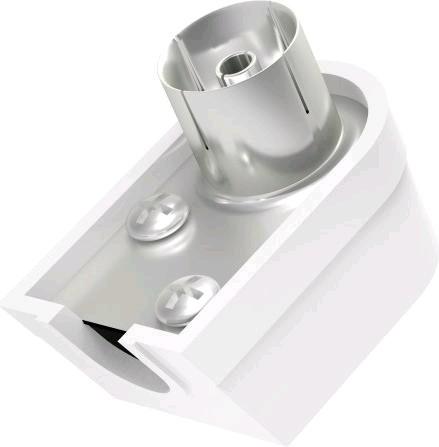 Produktbild Hama Antennen-Kupplung, Koax-Winkel, schraubbar (Stecker und Verbinder)