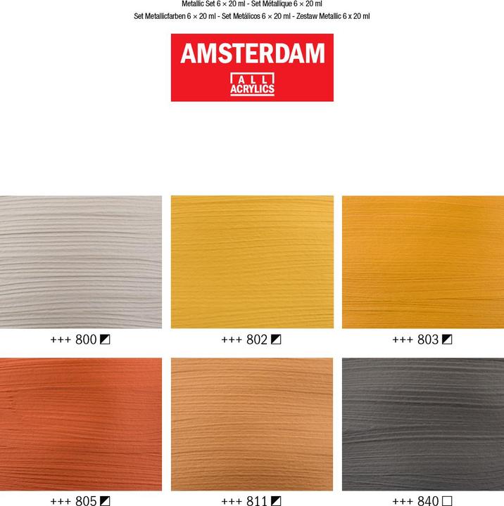 Actual product image Amsterdam acrylic paint (Multicolor, 120 ml)