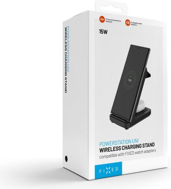Actual product image Fixed - Powerstation Uni (FIXPOS-U-BK) - Universal, 3in1, 20W - Black (15 W)