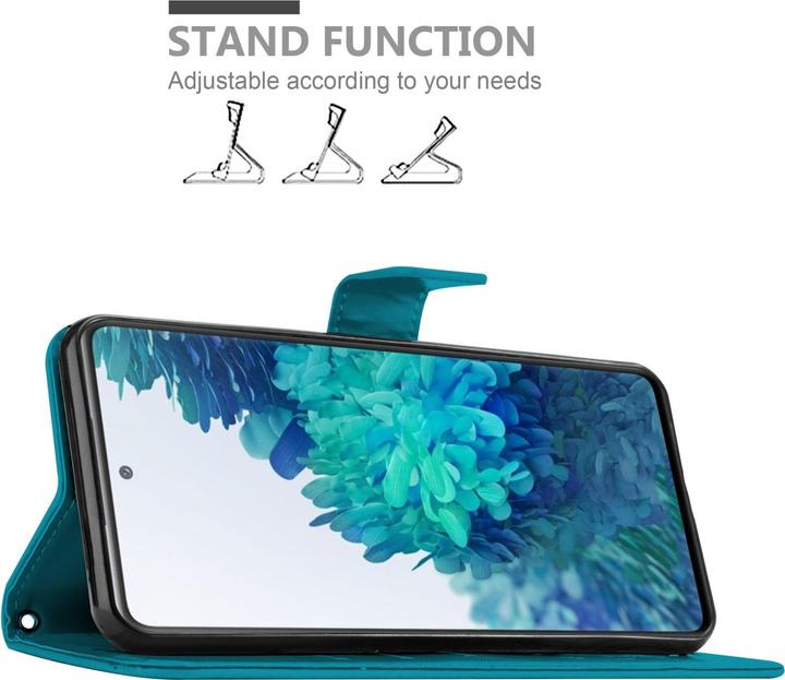 Actual product image Cadorabo Flower Book Case for Samsung Galaxy S20 FE (Samsung Galaxy S20 FE)