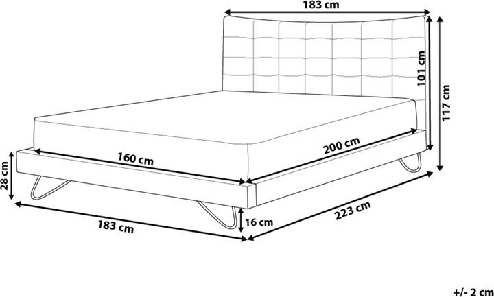 Actual product image Beliani Lannion (160 x 200 cm)