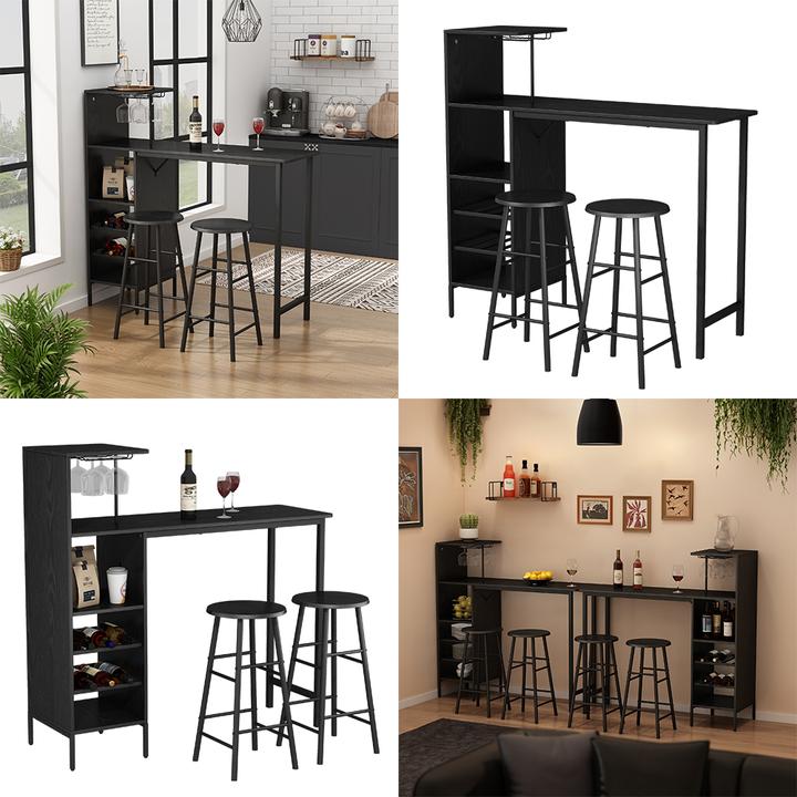 Actual product image Vicco Naila with 2 stools (121.5 x 40 x 120 cm)