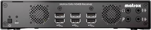 Actual product image Matrox Extio N3408 IP KVM receiver appliance