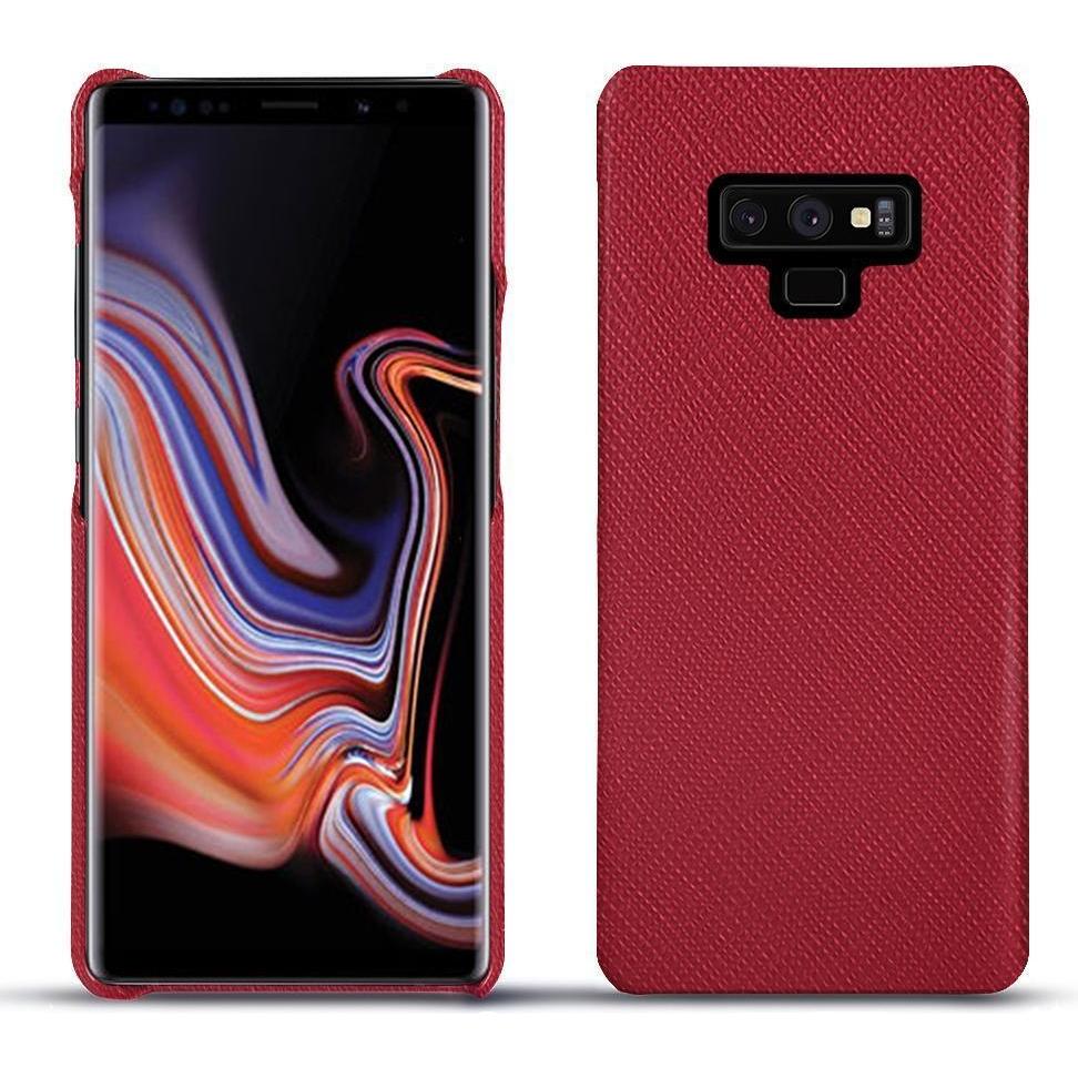 Noreve Lederschutzhülle (Samsung Galaxy Note 9), Smartphone Hülle, Rot