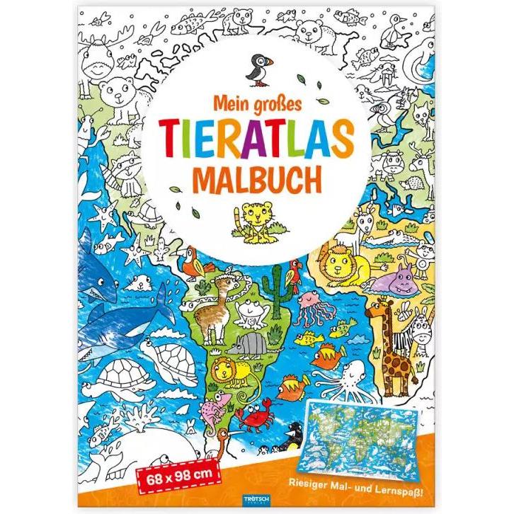 Trötsch Malbuch Mein grosses Tieratlas Malbuch