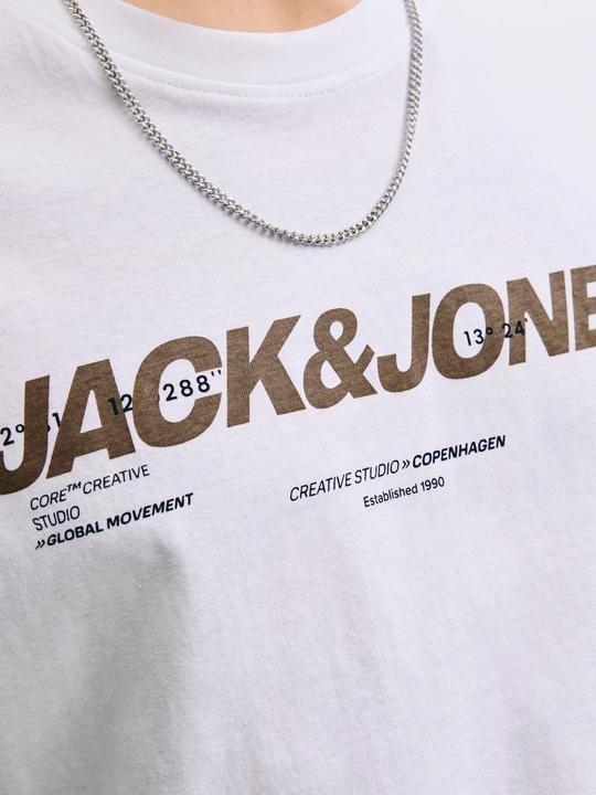 Actual product image Jack & Jones Gedruckt Rundhalsausschnitt T-shirt T-shirt (L)
