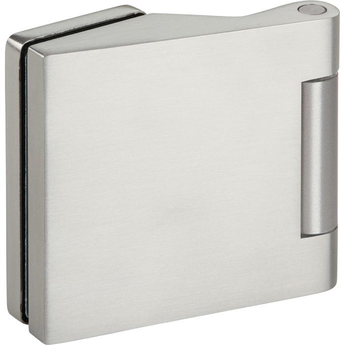 Hermat, Türbeschlag + Scharnier, Glastürband 6315-20 ( 3000253949 ) Leichtmetall Edelstahlfarbig für 3-teillig