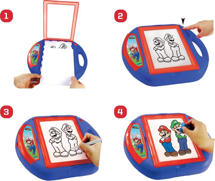 Image du produit Lexibook Projecteur de dessin Super Mario avec pochoirs et tampons