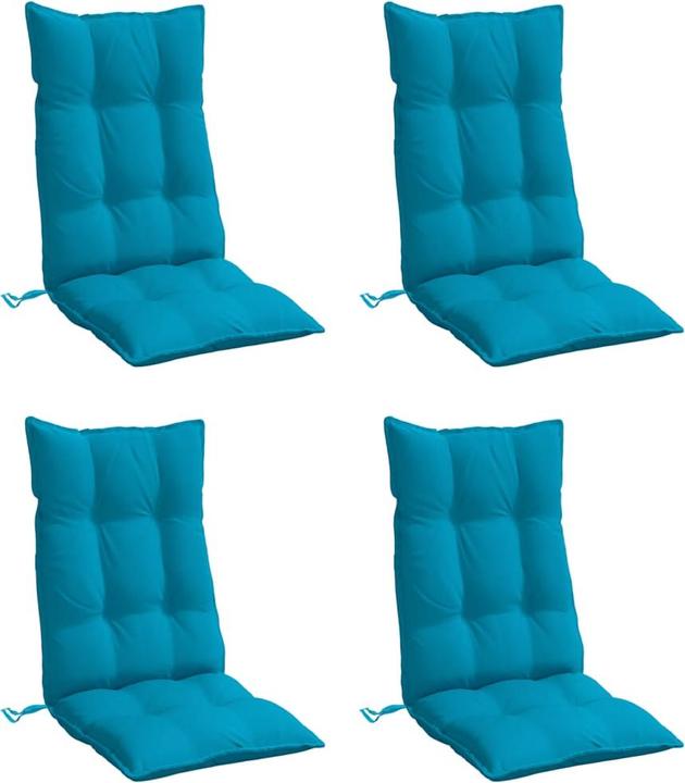 Produktbild VidaXL Hochlehner-Auflagen 4 Stk. Oxford-Gewebe (120 x 50 x 7 cm)