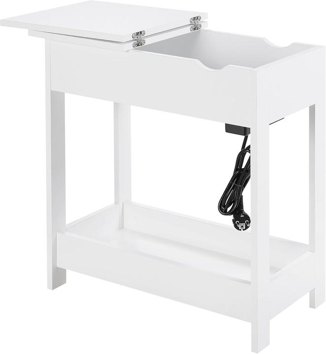 Produktbild Eugad Nachttisch mit Steckdose (60 x 30 x 60 cm)