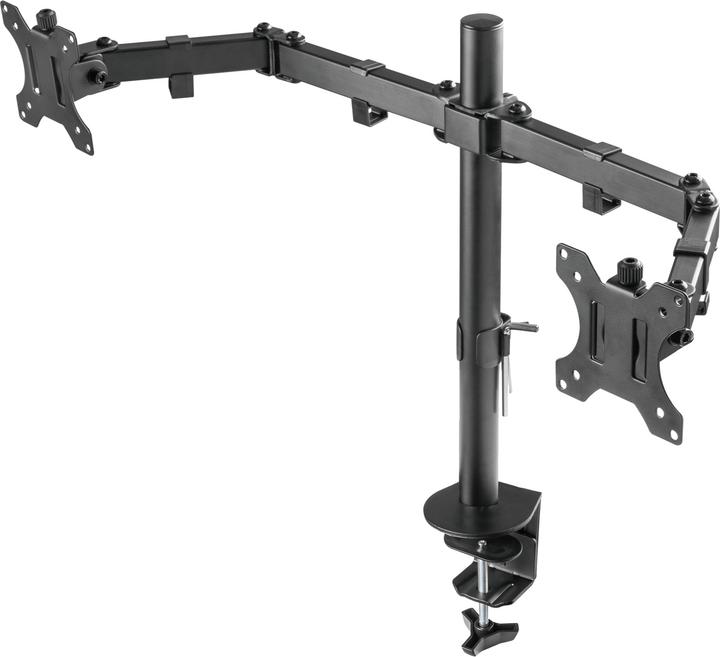 Deltaco Gaming Dual monitor desk arm (Table, 32", 8 kg)