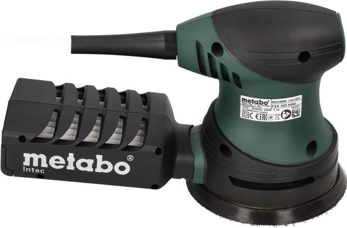 Produktbild Metabo FSX 200 Intec Exzenterschleifer 240 W 125 mm + 4x Toolbrothers TURTLE Schleifset + Koffer (Exzenterschleifer, 240 W)