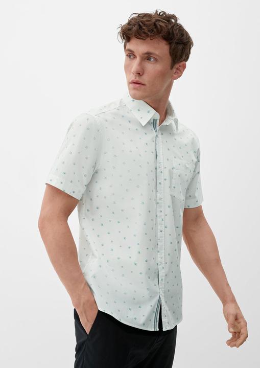 Immagine prodotto s.Oliver Hemd Kurzarmhemd mit Allover-Print (M)