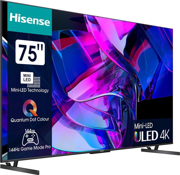 Produktbild Hisense TV 75U7KQ (75", U7K, Mini-LED, 4K, 2023)
