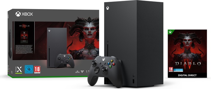Actual product image Microsoft Xbox Series X – Diablo IV Bundle