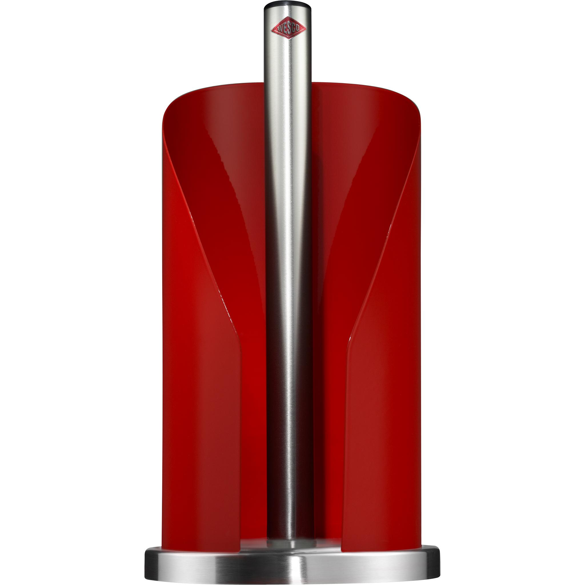 Wesco Rollenhalter, Küchenrollenhalter, Rot