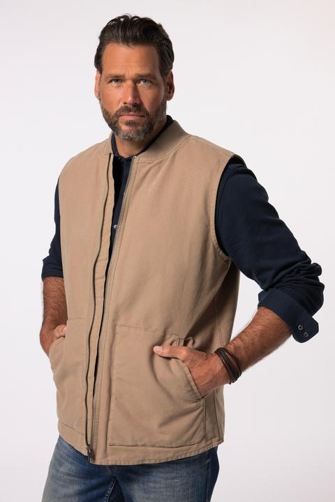 Produktbild JP1880 JP 1880 Canvasweste, Collegekragen (8XL)