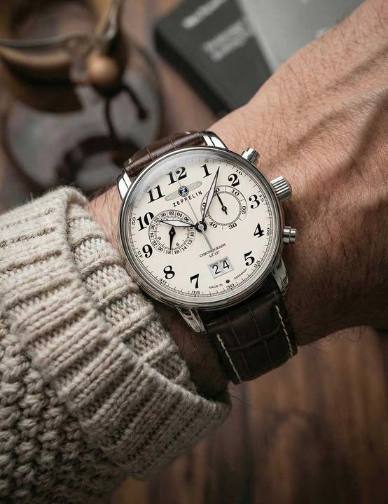 Immagine prodotto Zeppelin Cronografo LZ127 Count (Cronografo, Orologio da polso analogico, 40 mm)