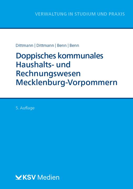 Produktbild Doppisches kommunales Haushalts- und Rechnungswesen Mecklenburg Vorpommern (NKHR M-V) (Deutsch, Christin Dittmann, Peter Benn, Wolfgang Dittmann, Sina L Benn, 2023)