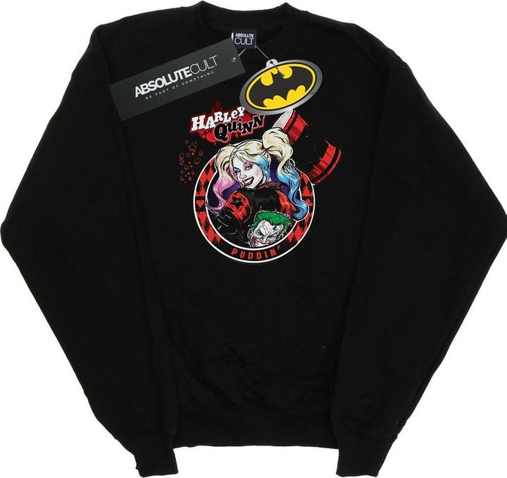 Produktbild Harley Quinn Joker Patch Sweatshirt Mädchen (116)
